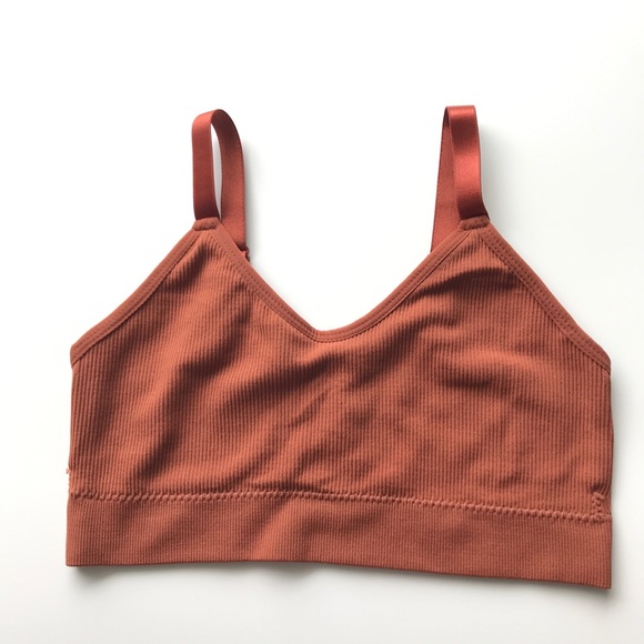 NEW Seamless Sports Bralette Stretchable Brick - Picture 8 of 9